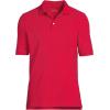 Lands’ End School Uniform Young Men’s Short Sleeve Mesh Polo Shirt(Red)