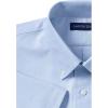 Lands’ End School Uniform Young Men’s Short Sleeve Oxford Dress Shirt(Blue)