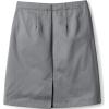 Lands’ End School Uniform Young Women’s Blend Chino Skort Top of Knee(Arctic Gray)