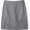 Lands’ End School Uniform Young Women’s Blend Chino Skort Top of Knee(Arctic Gray)