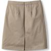 Lands’ End School Uniform Young Women’s Blend Chino Skort Top of Knee(Khaki)