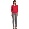 Lands’ End School Uniform Young Women’s Cotton Modal V-Neck Sweater(Red)
