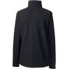 Lands’ End School Uniform Young Women’s Lightweight Fleece Quarter Zip Pullover(Black)