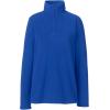 Lands’ End School Uniform Young Women’s Lightweight Fleece Quarter Zip Pullover(Cobalt)