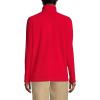 Lands’ End School Uniform Young Women’s Lightweight Fleece Quarter Zip Pullover(Red)
