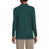 Lands’ End School Uniform Young Women’s Long Sleeve Mesh Polo Shirt(Evergreen)