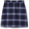 Lands’ End School Uniform Young Women’s Plaid A-line Skirt Below The Knee(Classic Navy Plaid)