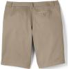Lands’ End School Uniform Young Women’s Plain Front Blend Chino Shorts(Khaki)