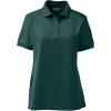 Lands’ End School Uniform Young Women’s Short Sleeve Rapid Dry Polo Shirt(Evergreen)