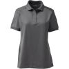 Lands’ End School Uniform Young Women’s Short Sleeve Rapid Dry Polo Shirt(Soapstone)