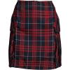 Lands’ End School Uniform Young Women’s Side Pleat Plaid Skort Above The Knee(Classic Navy Large Plaid)