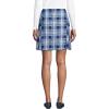 Lands’ End School Uniform Young Women’s Side Pleat Plaid Skort Above The Knee(Clear Blue Plaid)