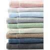 Lands’ End Turkish Luxe Towel Classic Khaki Washcloth Set(Rich Steel)