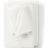 Lands’ End 300 Percale Solid Sheet Set Ivory Twin(Ivory)
