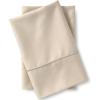 Lands’ End 400 NI Pillowcase Set Faint Orchid King(Light Tan)