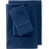 Lands’ End 400 NI Sheet Set Deep Sea Navy Twin(Deep Sea Navy)