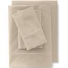Lands’ End 400 NI Sheet Set Deep Sea Navy Twin(Light Tan)