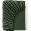 Lands’ End 5oz Flannel Solid Fitted Sheet Fresh Evergreen Queen(Fresh Evergreen)