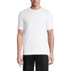 Lands’ End Essentials Men’s Short-Sleeve Soft Cotton T-Shirt – Relaxed Easy Fit(White)