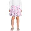 Lands’ End Girls Indigo Skort(Whispering Pink Strawberries)