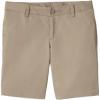Lands’ End Girls Plain Front Blend Chino Shorts(Khaki)