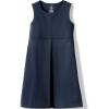 Lands’ End Girls Ponte Pleat Jumper(Classic Navy)