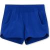 Lands’ End Girls Slim Stretch Woven Comfort Waist Swim Shorts(Blue)