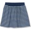 Lands’ End Girls Smocked Skorts(Navy/White Stripe)