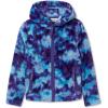Lands’ End Girls Softest Fleece Jacket(Plum Mystery Galaxy)