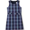 Lands’ End Girls Uniform Plaid Jumper(French Blue Plaid)