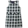 Lands’ End Girls Uniform Plaid Jumper(White Plaid)