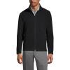 Lands’ End Men’s Full-Zip Mid-Weight Fleece Jacket(Black)
