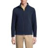 Lands’ End Men’s Full-Zip Mid-Weight Fleece Jacket(Classic Navy)