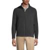 Lands’ End Men’s Full-Zip Mid-Weight Fleece Jacket(Dark Charcoal)