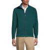 Lands’ End Men’s Full-Zip Mid-Weight Fleece Jacket(Evergreen)