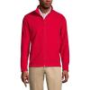 Lands’ End Men’s Full-Zip Mid-Weight Fleece Jacket(Red)