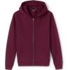 Lands’ End School Uniform Adult Zip Front Sweatshirt(Burgundy)