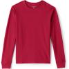 Lands’ End School Uniform Boys Long Sleeve Essential T-Shirt(Red)