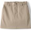 Lands’ End School Uniform Girls Active Chino Skort Top of The Knee(Khaki)