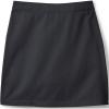 Lands’ End School Uniform Girls Blend Chino Skort Above Knee(Black)