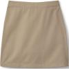 Lands’ End School Uniform Girls Blend Chino Skort Above Knee(Khaki)