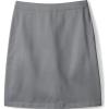 Lands’ End School Uniform Girls Blend Chino Skort Top of Knee(Arctic Gray)
