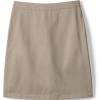 Lands’ End School Uniform Girls Blend Chino Skort Top of Knee(Khaki)