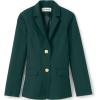 Lands’ End School Uniform Girls Hopsack Blazer(Evergreen)
