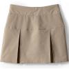 Lands’ End School Uniform Girls Performance Pleated Skort Above The Knee(Khaki)