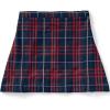 Lands’ End School Uniform Girls Plaid Box Pleat Skirt Top of The Knee(Classic Navy Large Plaid)
