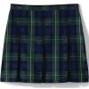 Lands’ End School Uniform Girls Plaid Box Pleat Skirt Top of The Knee(Hunter/Classic Navy Plaid)