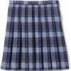 Lands’ End School Uniform Girls Plaid Pleated Skirt Below The Knee(Classic Navy Plaid)