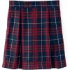 Lands’ End School Uniform Girls Plaid Skort Top of Knee(Classic Navy Large Plaid)