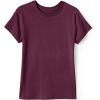 Lands’ End School Uniform Girls Short Sleeve Essential T-Shirt(Burgundy)
